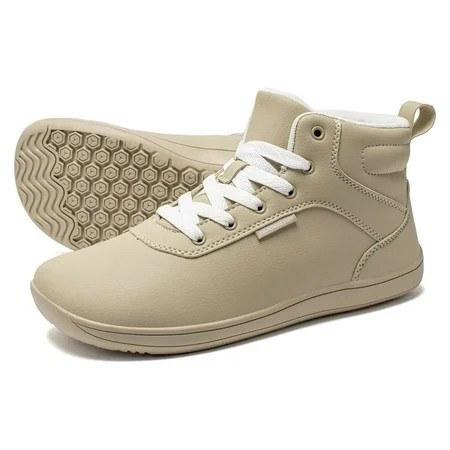 HOBIBEAR Women's Wide High-Top Barefoot Sneakers | Men's Mesh Lined Comfortable Ankle Bootie | Minimalist Zero Drop Sole | Walmart (US)