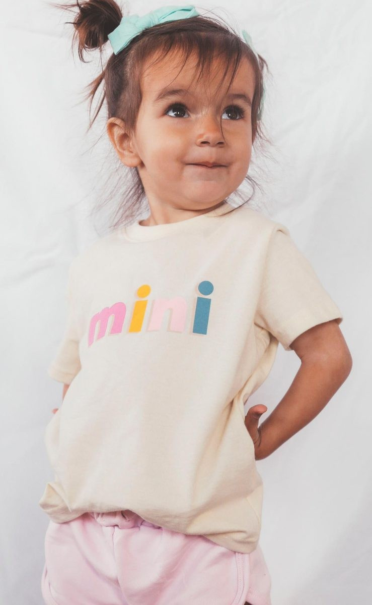 friday + saturday: mini color block toddler tee | RIFFRAFF