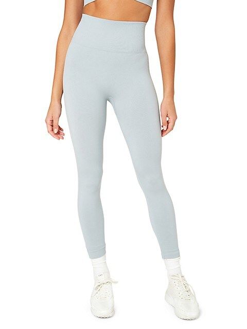 WeWoreWhat Seamless Ribbed Leggings on SALE | Saks OFF 5TH | Saks Fifth Avenue OFF 5TH