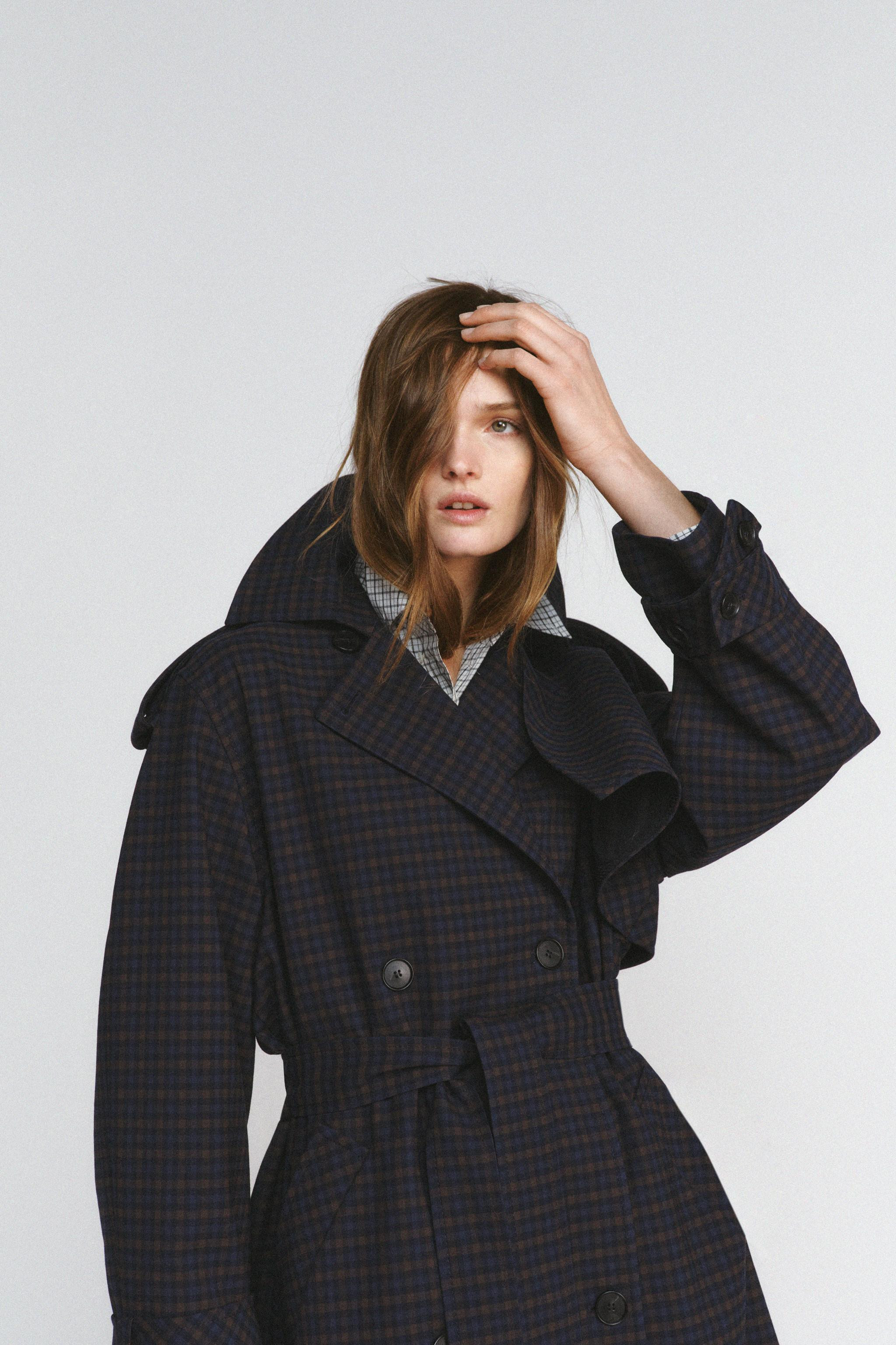 CHECK TRENCH COAT ZW COLLECTION LIMITED EDITION | Zara UK