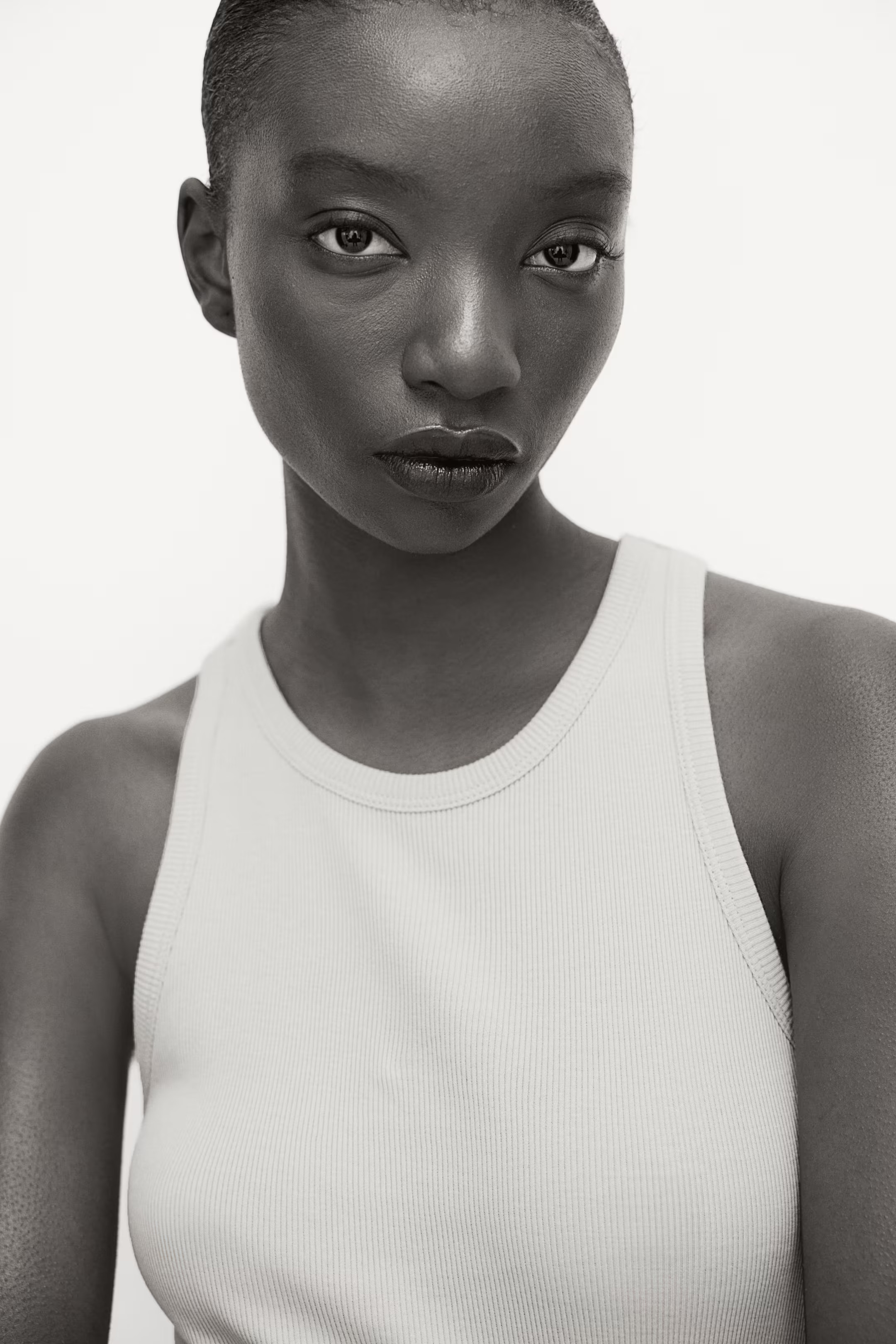 Silk-blend vest top | H&M (UK, MY, IN, SG, PH, TW, HK)