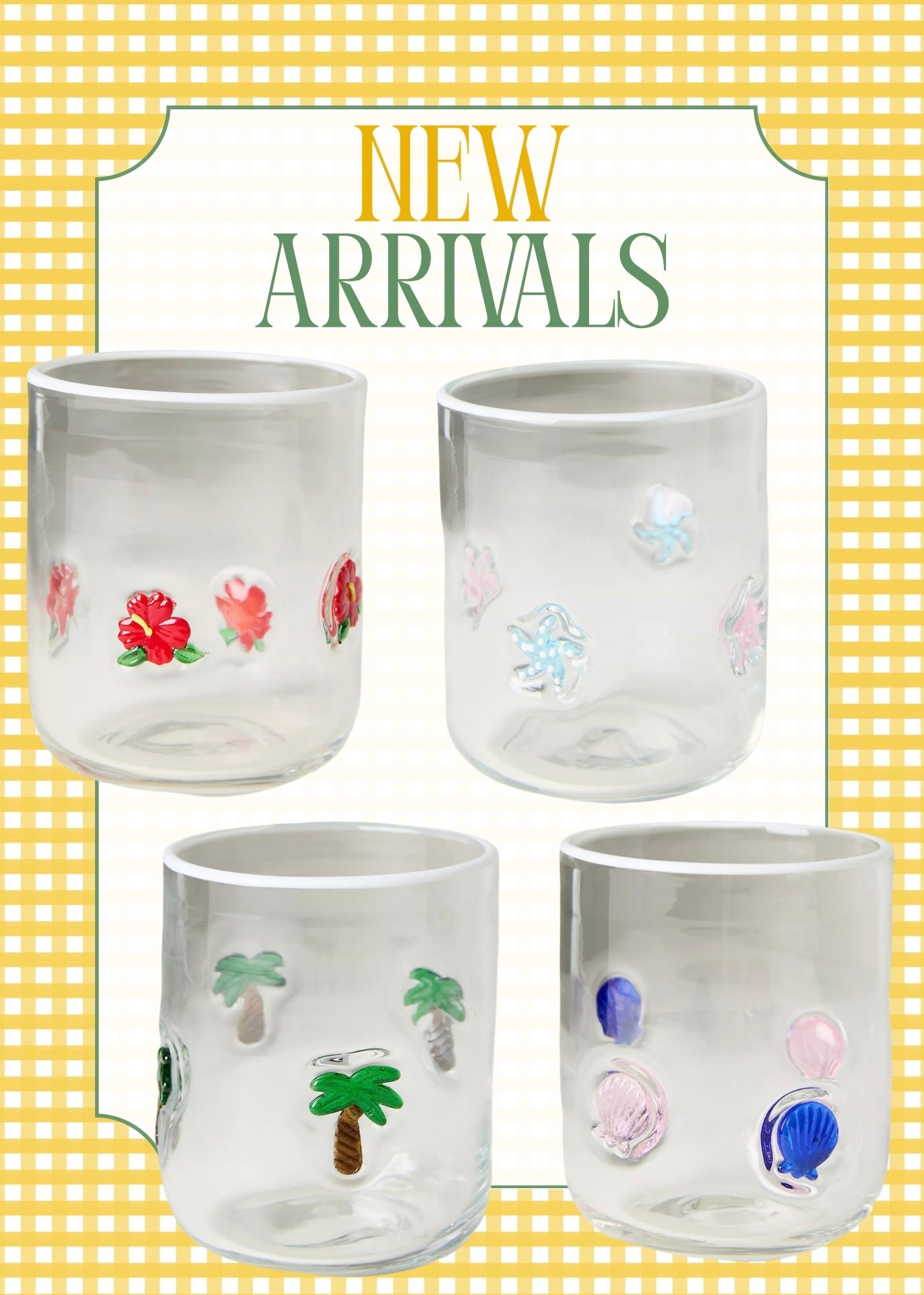 Cute icon glasses for summer 
🌺🌴🐚

@Anthropologie 
#iconglass #anthro

#LTKdayinmylife #LTKHome #LTKSeasonal