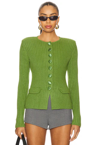 House of Sunny Power Peggy Top in Matcha from Revolve.com | Revolve Clothing (Global)