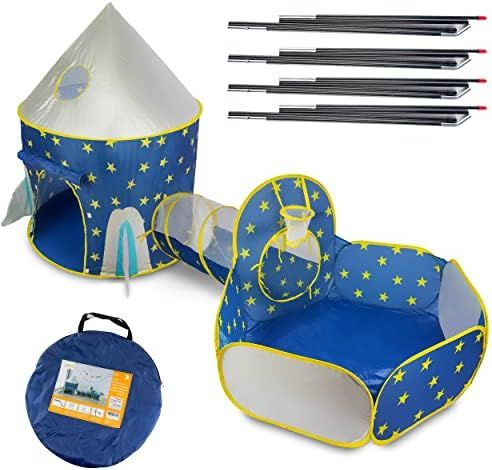 Play Play Bunny 3 in 1 Pop Up Play Tent - Includes Ball Pit, 4 Folding Poles, 1 Insert Card, 1 St... | Amazon (US)