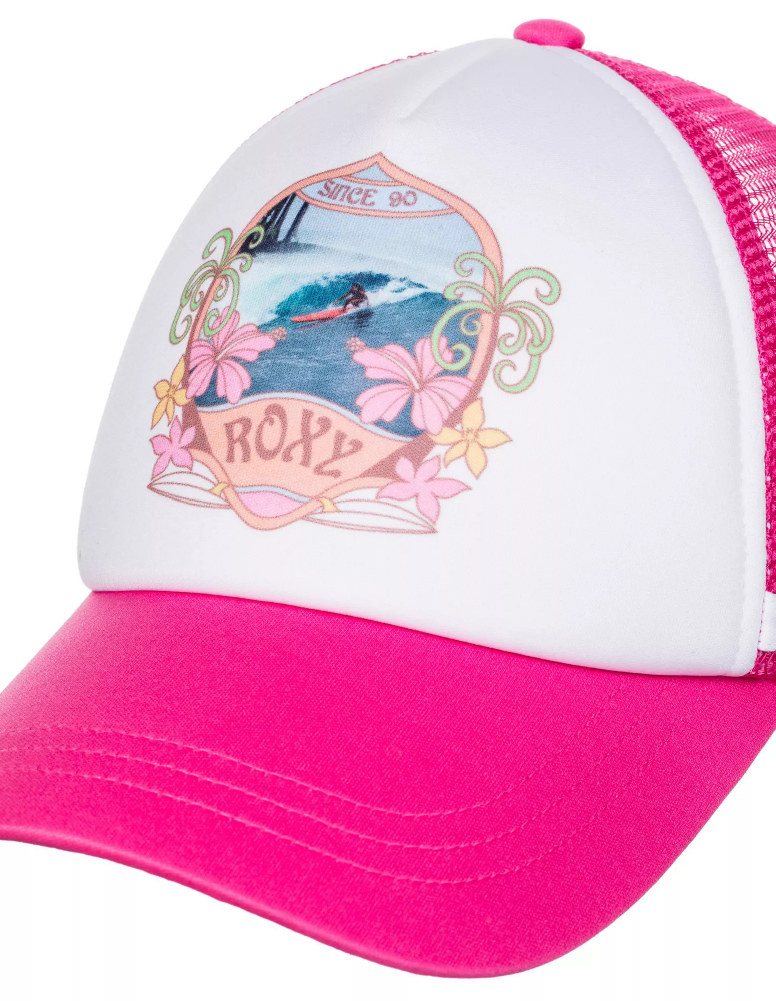 Roxy Dig This Trucker Hat, Men's, Shocking Pink | Public Lands