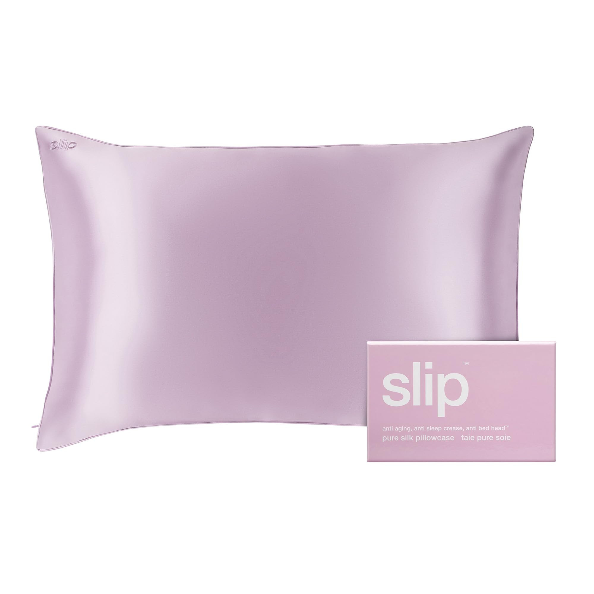 slip The Original Queen Pure Silk Pillow Case - 100% Pure 22 Momme Mulberry Silk - Queen Size Sta... | Amazon (US)