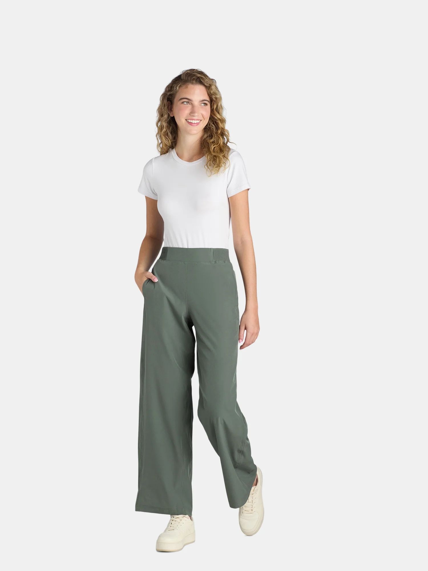 Avia Women's FeatherTech Wide Leg Pant, Sizes XS-XXXL | Walmart (US)