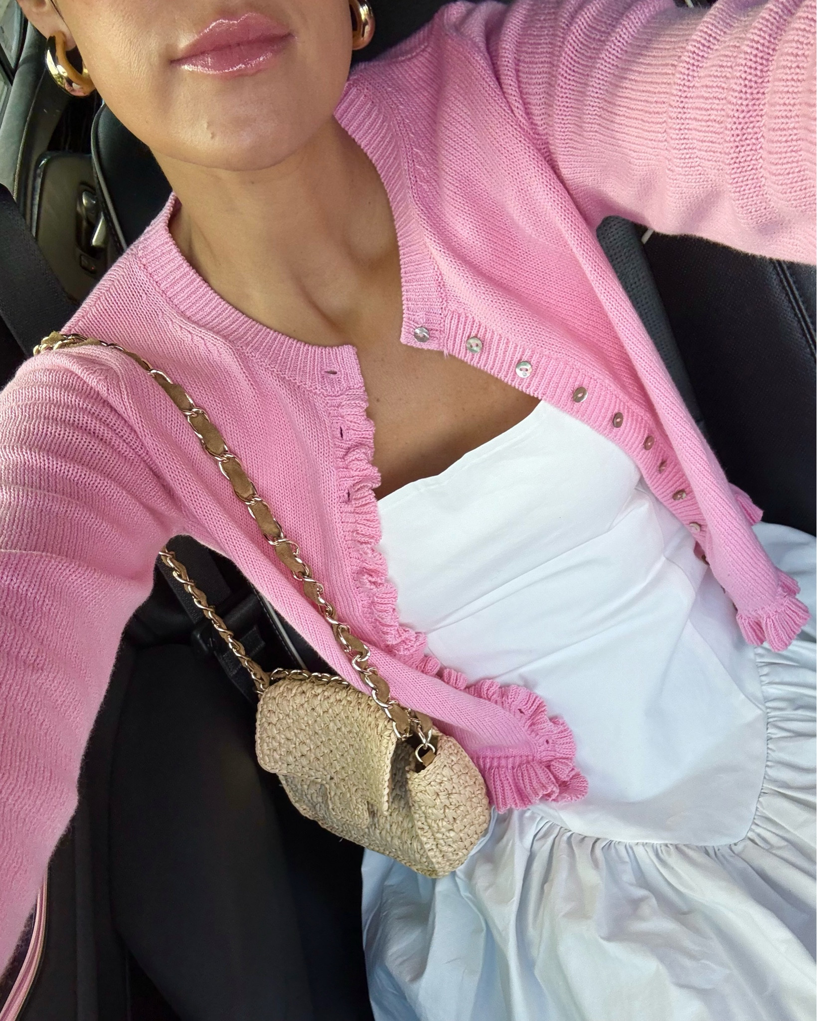 Sunday best Easter outfit 🩷

Zara, pink cardigan, white dress, Easter dress, spring fashion, vacation outfit 

#LTKStyleTip #LTKSeasonal #LTKFindsUnder100