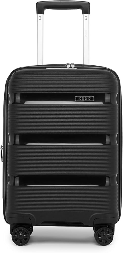 Kono Carry On Luggage 20 Inch Expandable 22x14x9 Airline Approved Hard Shell Travel Trolley 4 Spi... | Amazon (US)