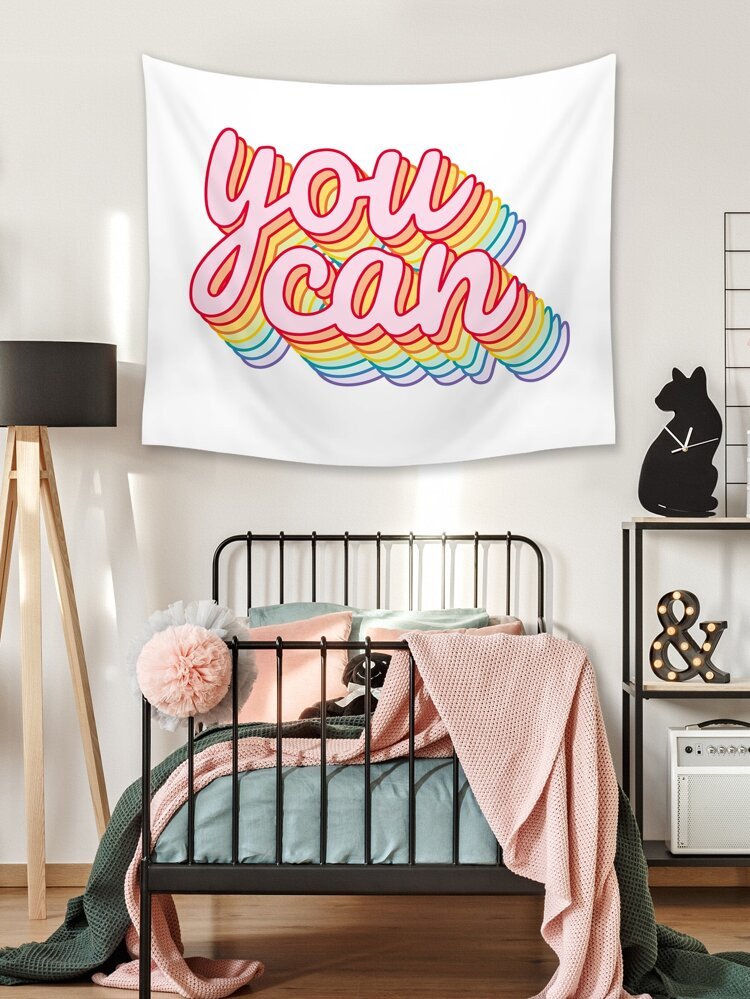 Slogan Graphic Tapestry | SHEIN