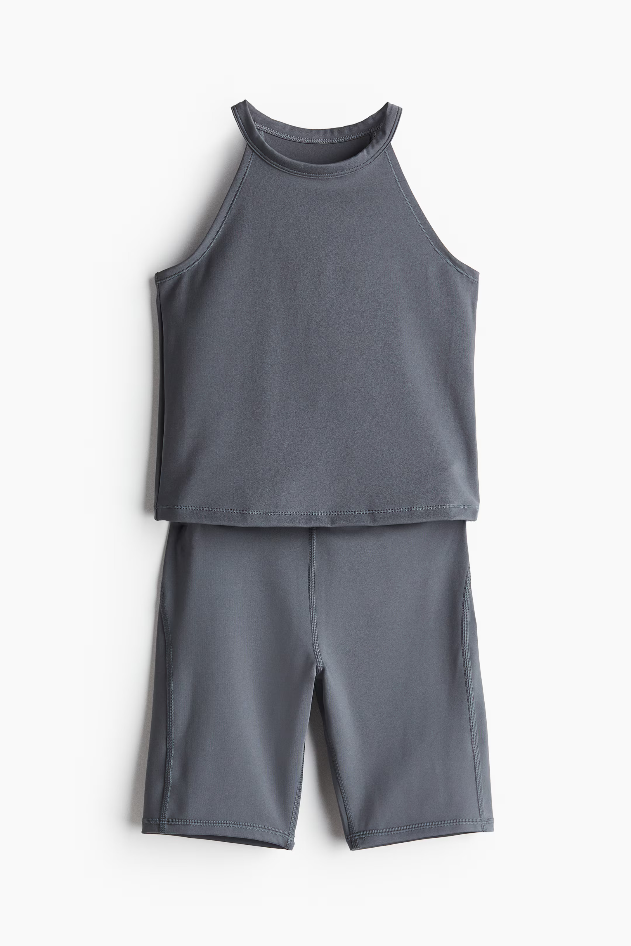 2-piece Sports Set in DryMove™ - Dark gray - Kids | H&M US | H&M (US + CA)
