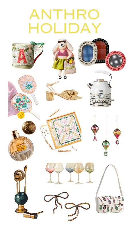 Last chance for 30% off at Anthropologie 🍾🎄 I’ve rounded up my fave Christmas finds for stocking stuffers and great hostess gifts! 🎄 


initial mugs, board games, glassware, wine glasses, ornaments, gift ideas, pickle ball, loeffler Randall, kettle, gifts under $25 

#LTKCyberWeek #LTKHoliday #LTKGiftGuide