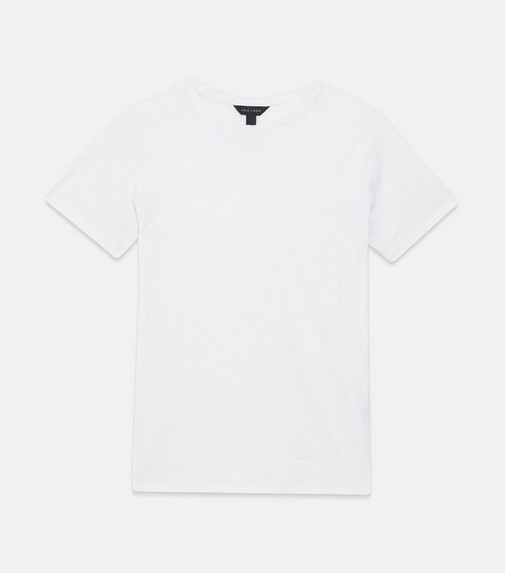 White Basic Cotton T-Shirt
						
						Add to Saved Items
						Remove from Saved Items | New Look (UK)