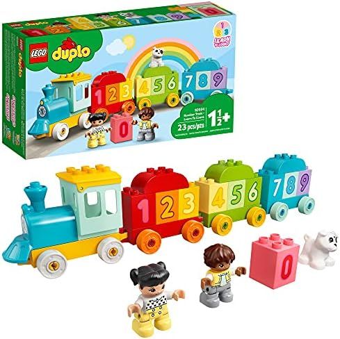 LEGO DUPLO My First Number Train - Learn to Count 10954 Building Toy; Introduce Toddlers to Numbe... | Amazon (US)