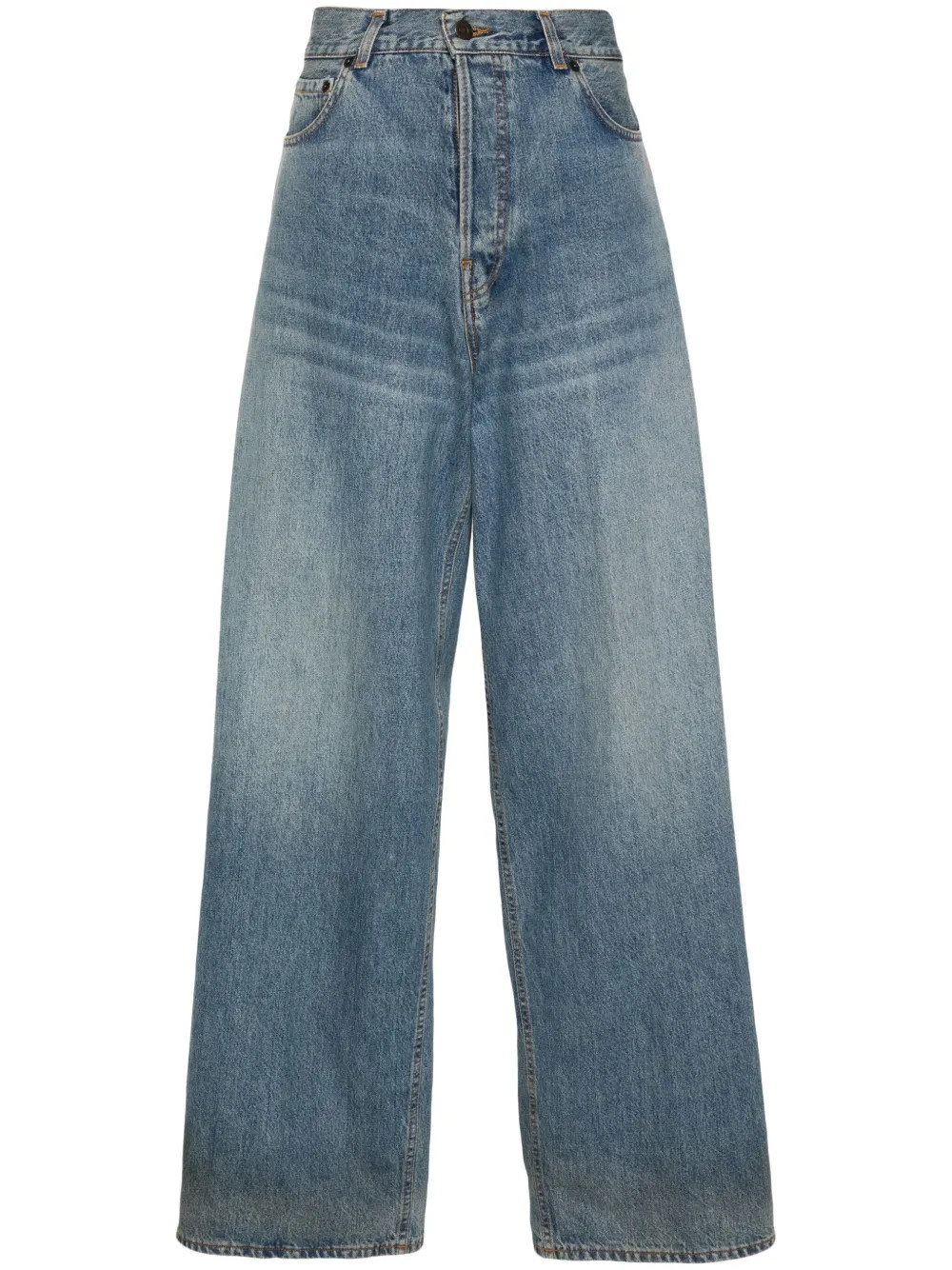 Haikure Bethany mid-rise wide-leg Jeans | Blue | FARFETCH UK | Farfetch Global