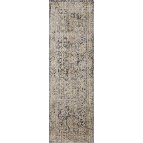 Jean Stoffer x Loloi Katherine Charcoal / Gold Area Rug | Wayfair North America