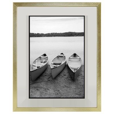 8"x10" Metal Single Image Float Frame Brass - Project 62™ | Target