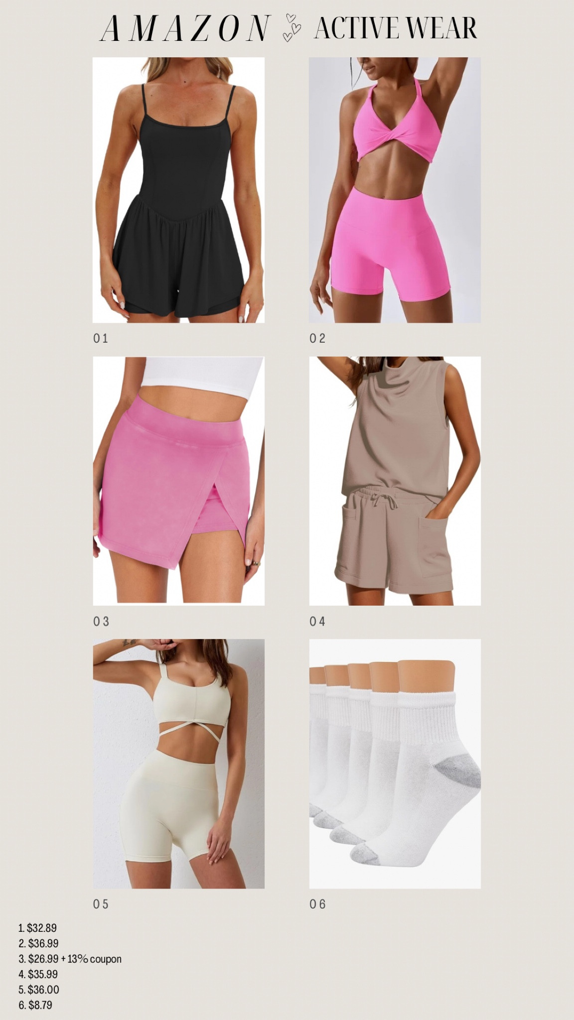 RUN don’t walk to check out these cute active finds on Amazon this week!🏃🏻‍♀️💕

#LTKFindsUnder50 #LTKActive #LTKFitness