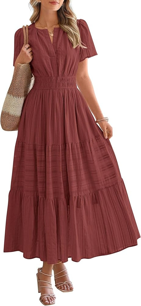 BTFBM Womens Summer 2026 Casual Maxi Dresses | Amazon (US)