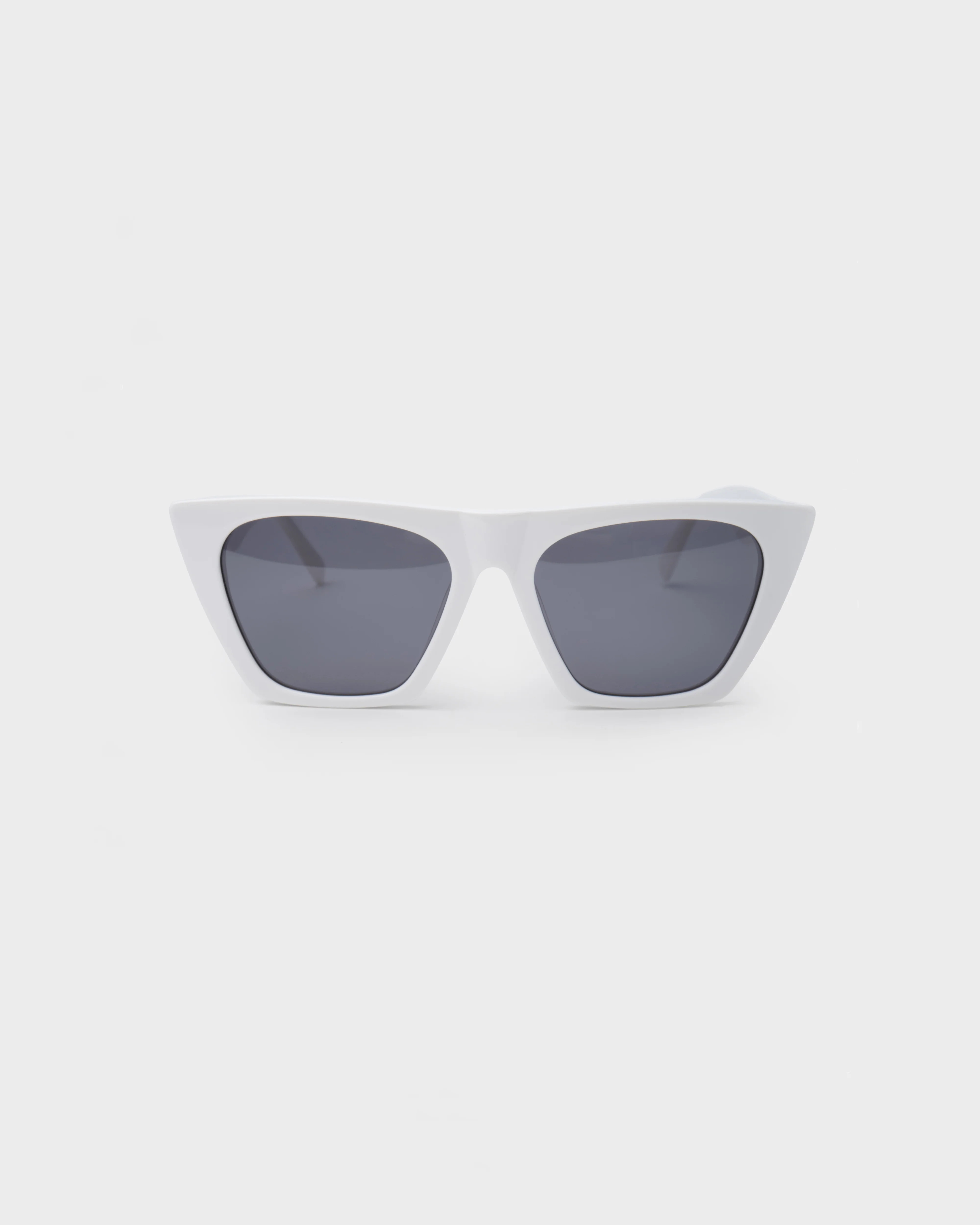 The Classic Sunglasses in White | Past Midnight