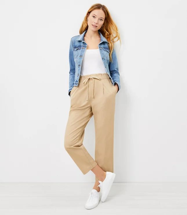 Poplin Jogger Pants | LOFT