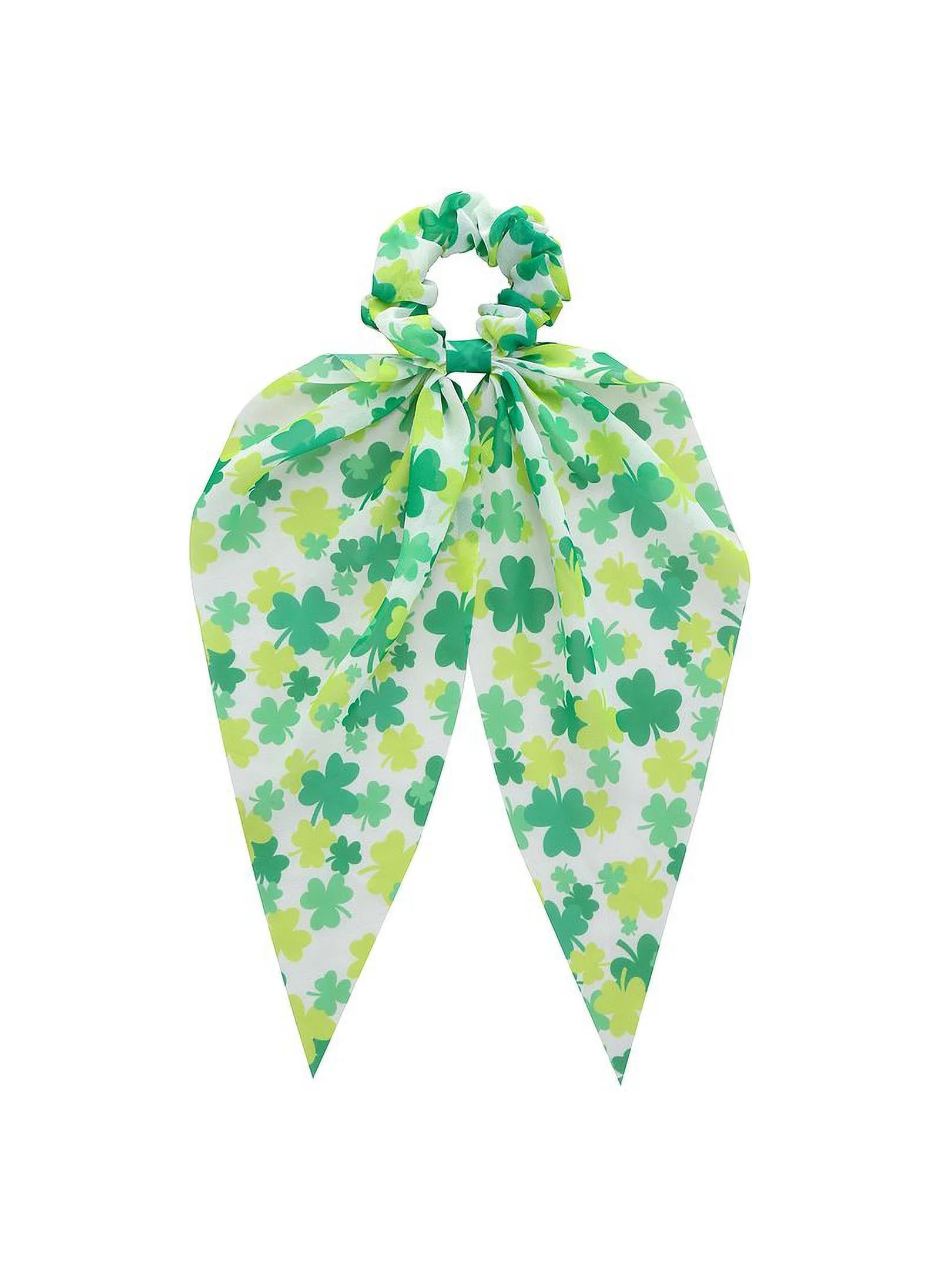 Way to Celebrate St. Patrick's Day Scarf Scrunchie, Female, Green Shamrock Print, 1 Piece - Walma... | Walmart (US)