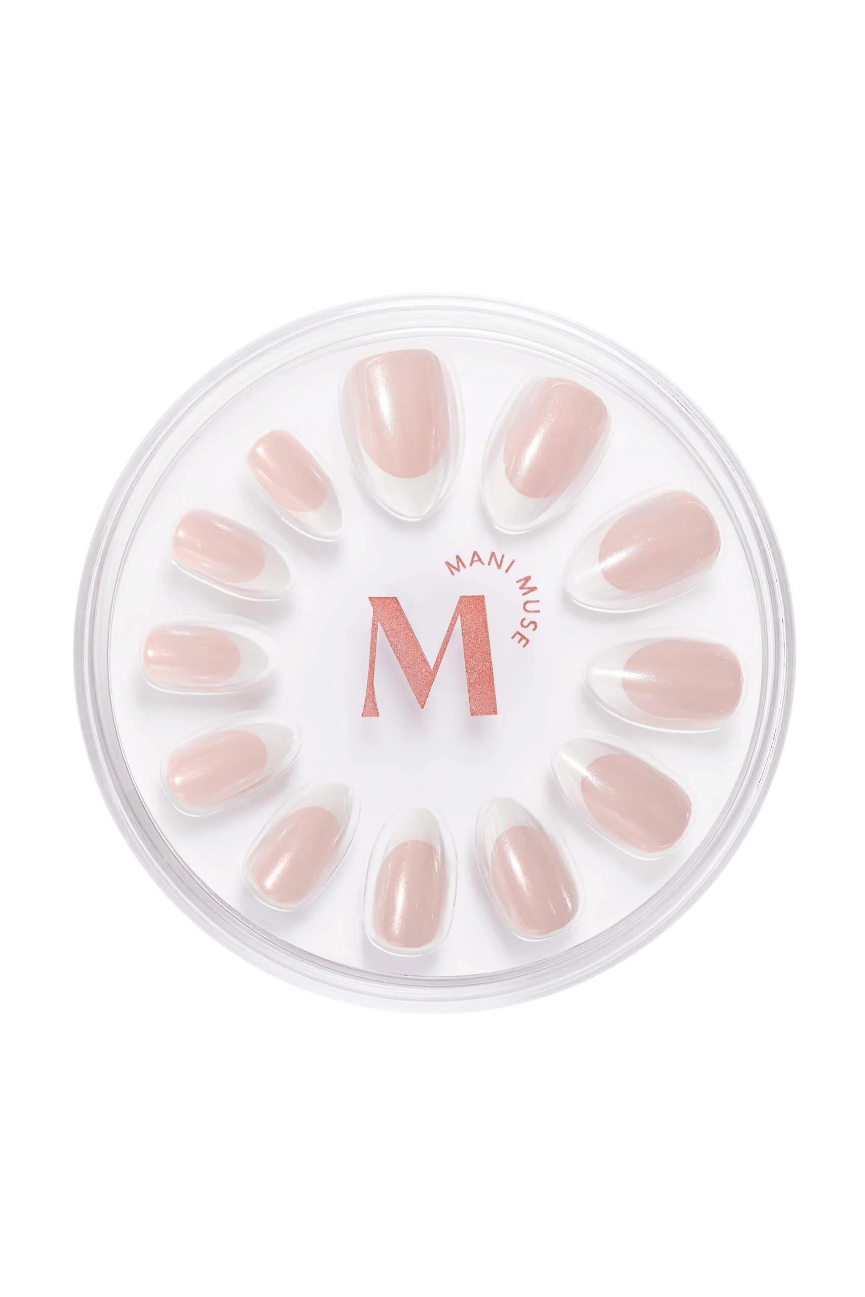 You Drive Glazy French Glazed Press-On Nails – Mani Muse | Mani Muse