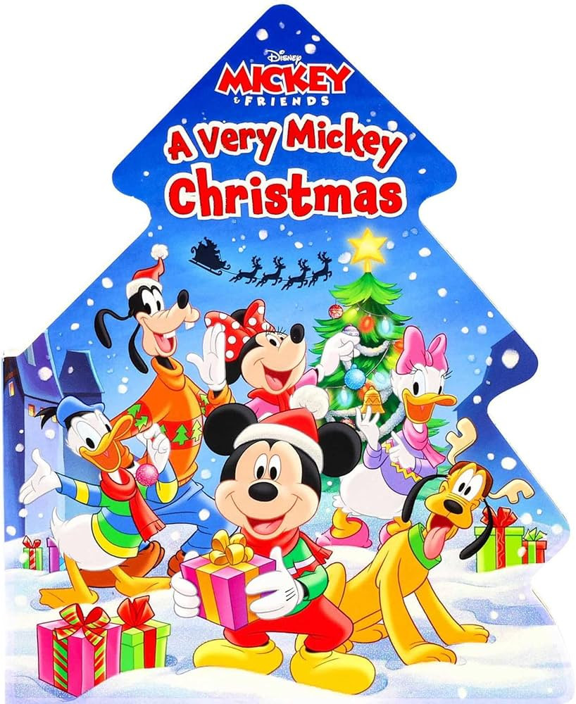 Disney Mickey & Friends: A Very Mickey Christmas (Shaped Board Books) | Amazon (US)