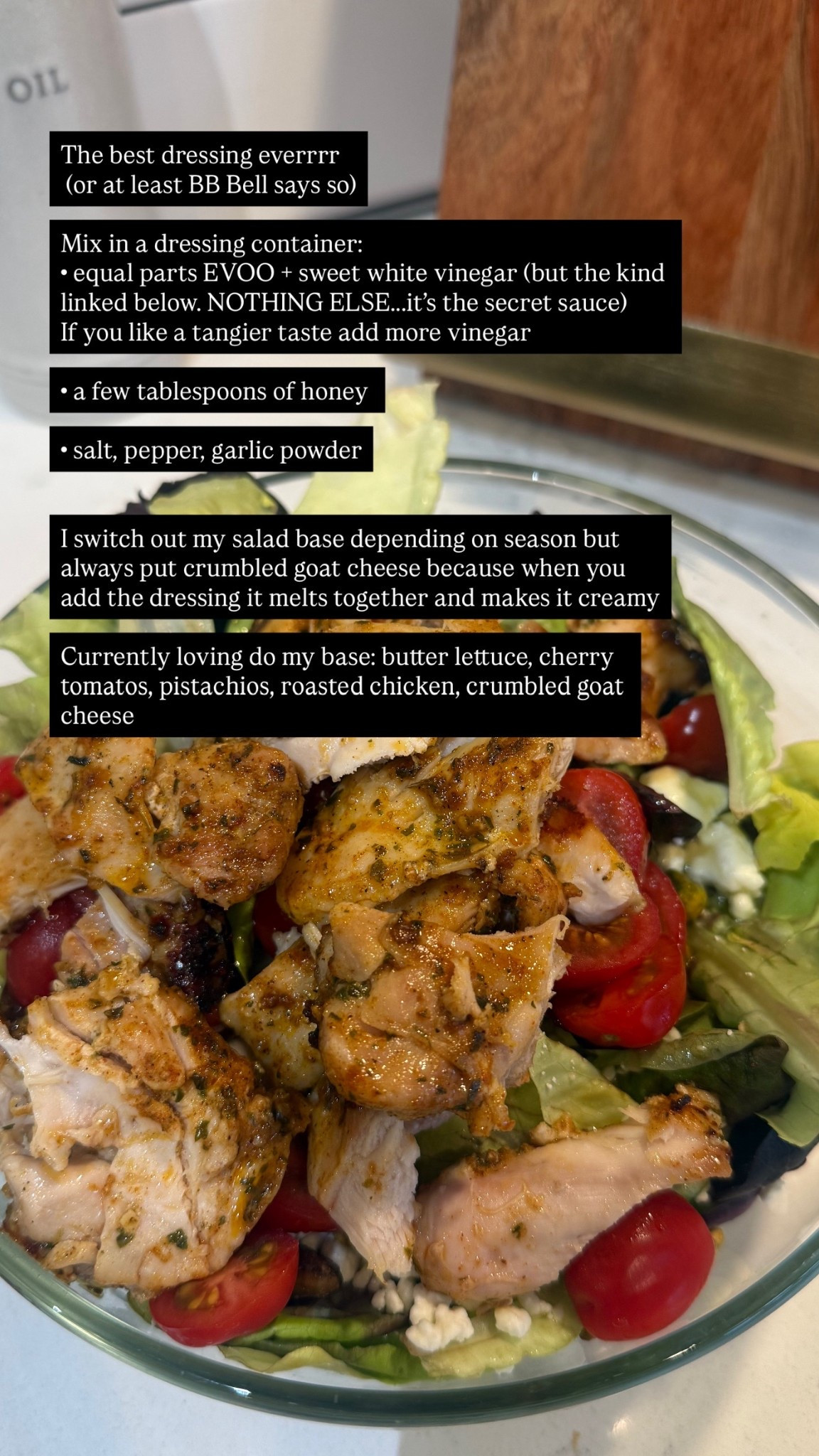 Sale dressing container that has a spinner inside that mixes everything today 