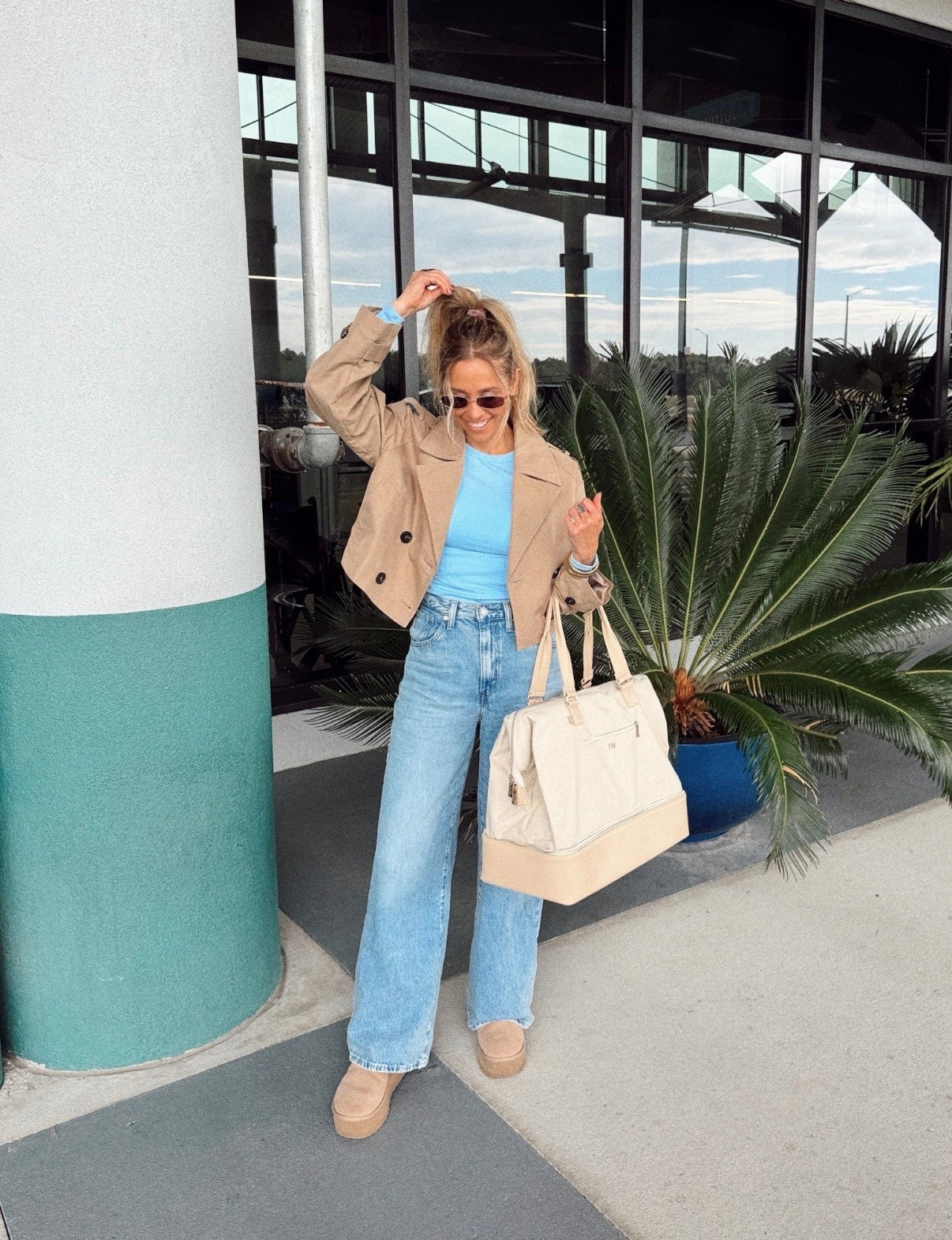 🤍 Travel Outfit Inspo 🤍✨ 

Wearing size S / my tts 

#LTKTravel #LTKFindsUnder100 #LTKStyleTip