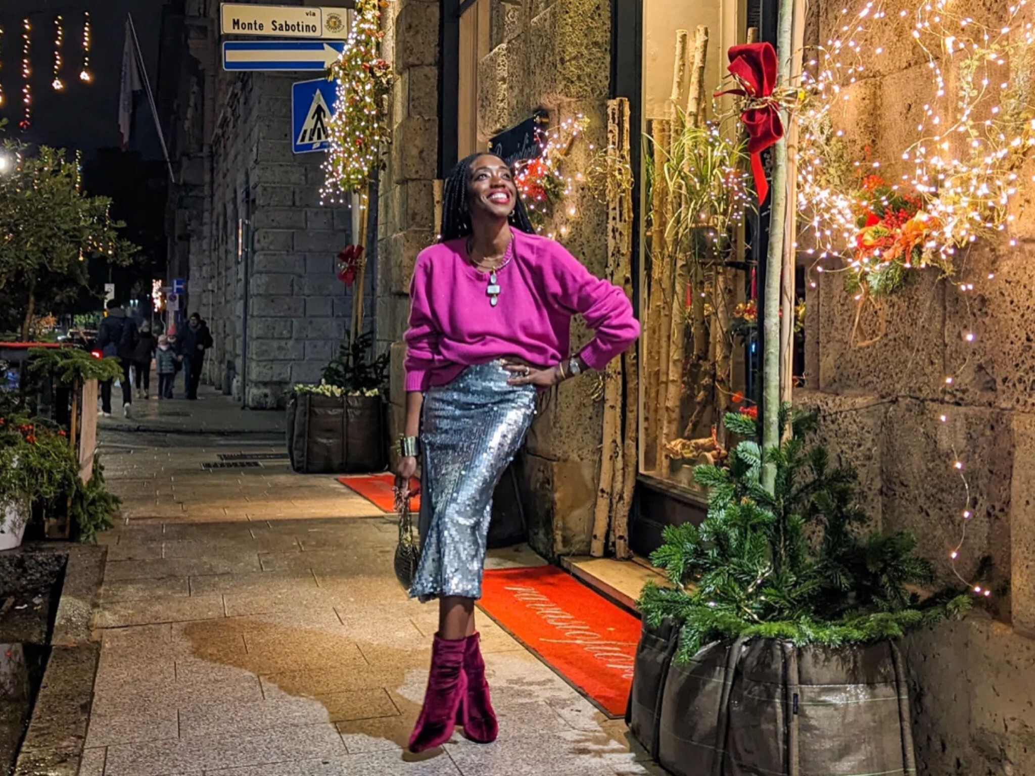 Holiday Party Outfit Inspo 🎄💃🏻✨

Dress to impress for this holiday season’s festivities with this fun, sequined outfit. 

❤️ Follow @nneya on Instagram for more holiday style inspiration  

#LTKHoliday #LTKGiftGuide #LTKparties