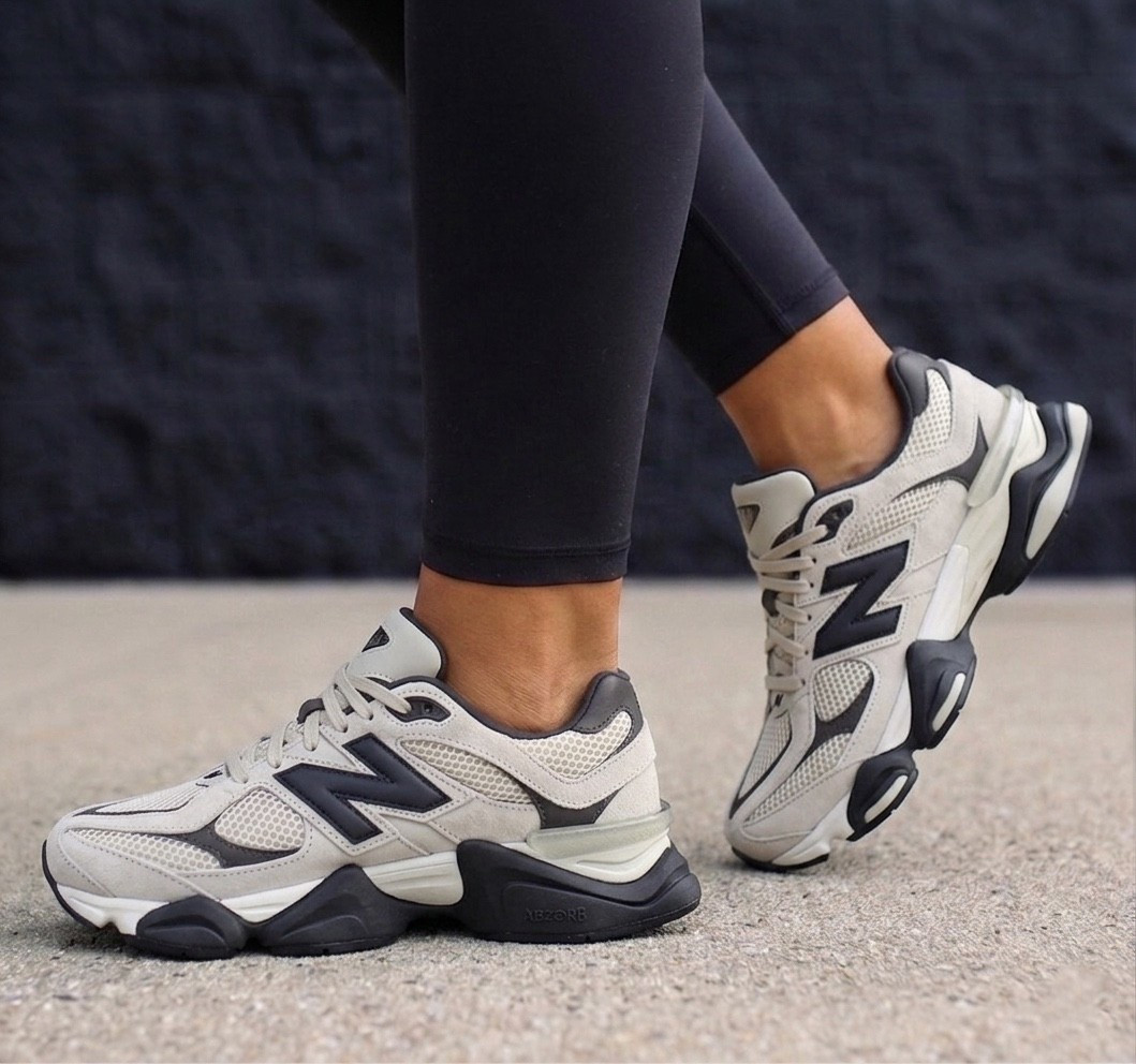 new color drop on these new balance sneakers 🤍✨ just came in and they’re even better in person! I sized down a half size for the perfect fit 👟