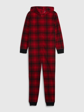 Kids 100% Recycled Flannel PJ One-Piece | Gap (US)