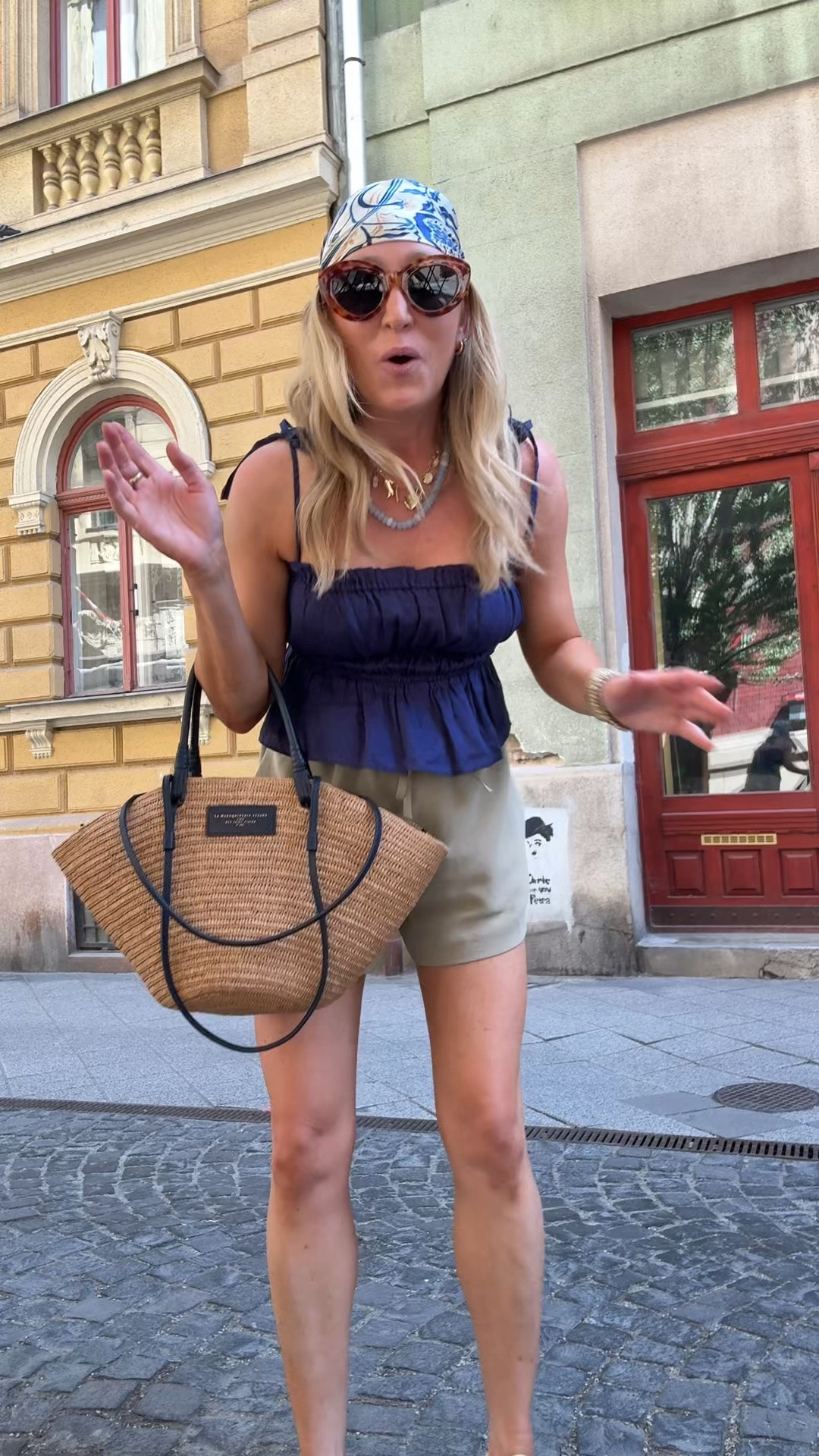 Fun summer outfit! Love the head scarf trend! Everything I’m wearing is size S

#LTKgrwm #LTKootd #LTKTravel