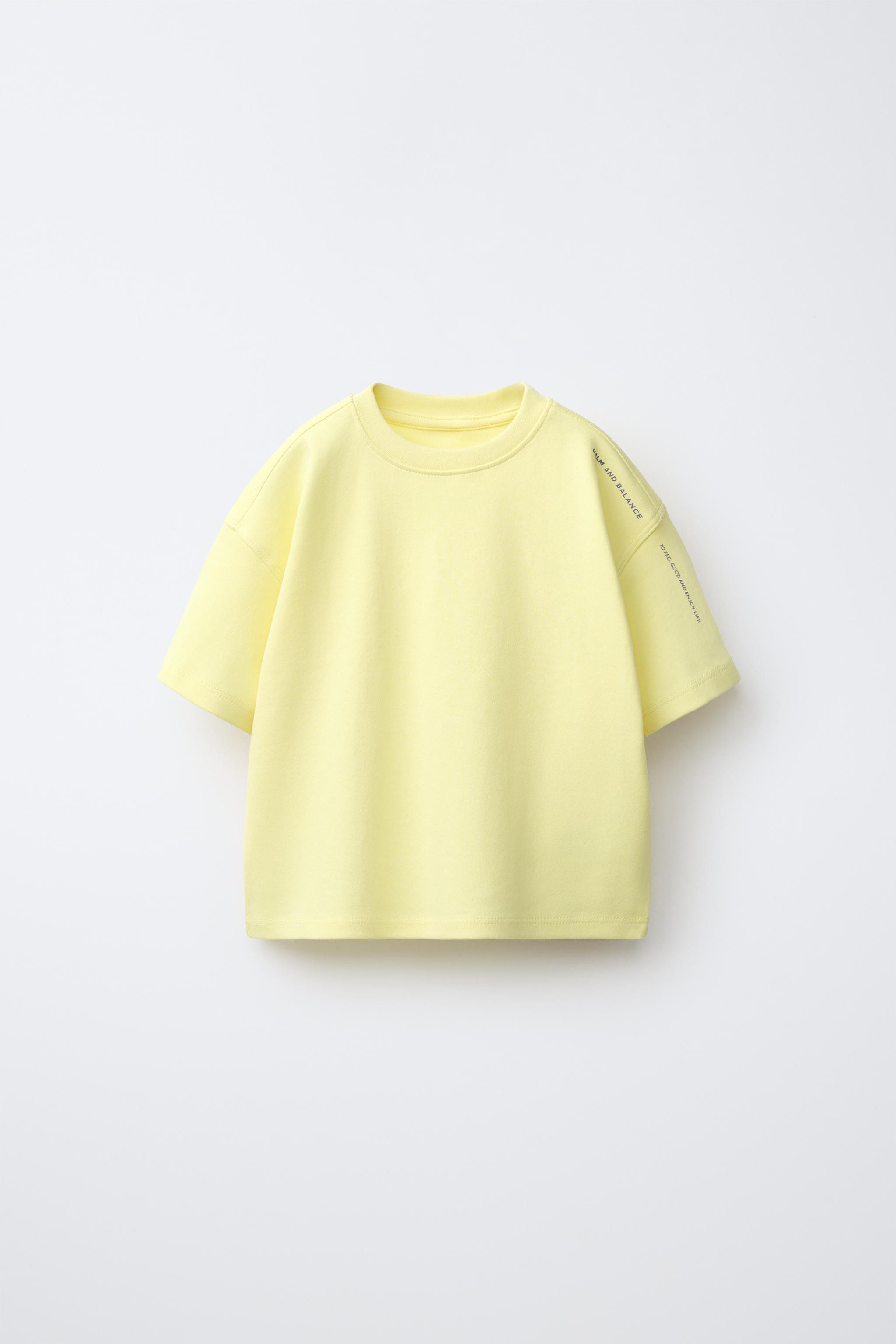 INTERLOCK TEXT T-SHIRT | Zara US