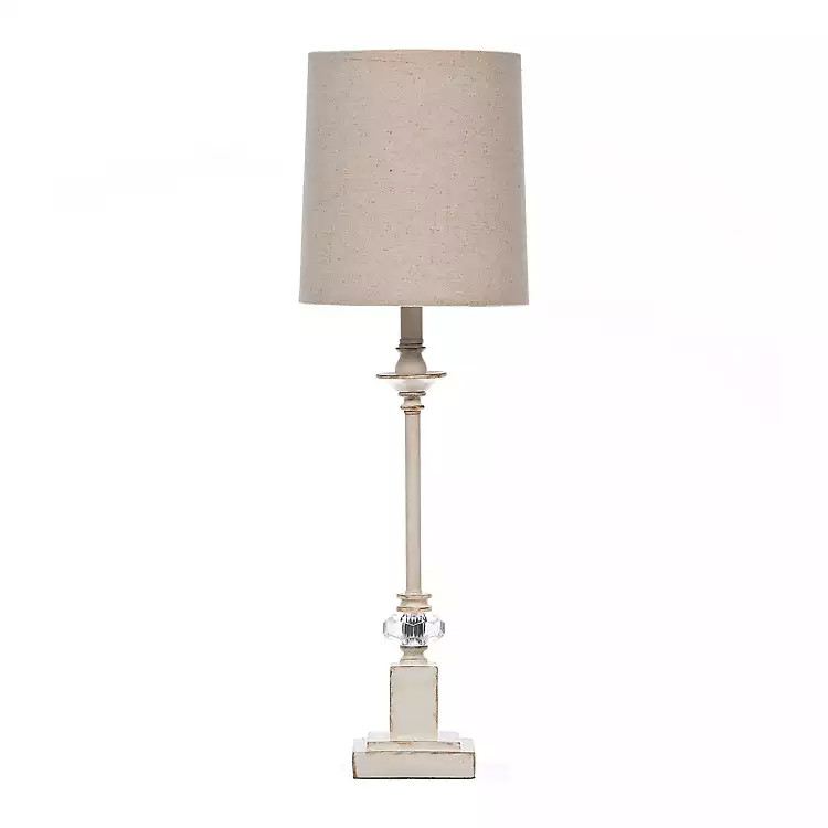 Mackinaw Cream Crystal Buffet Lamp | Kirkland's Home