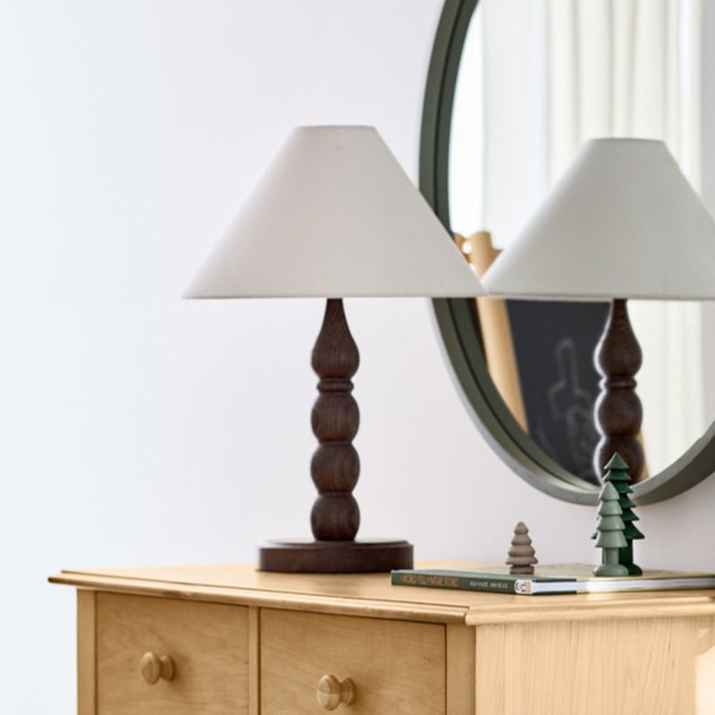 Jenny Lind Deep Brown Wood Kids Table Lamp | Crate & Kids | Crate & Barrel