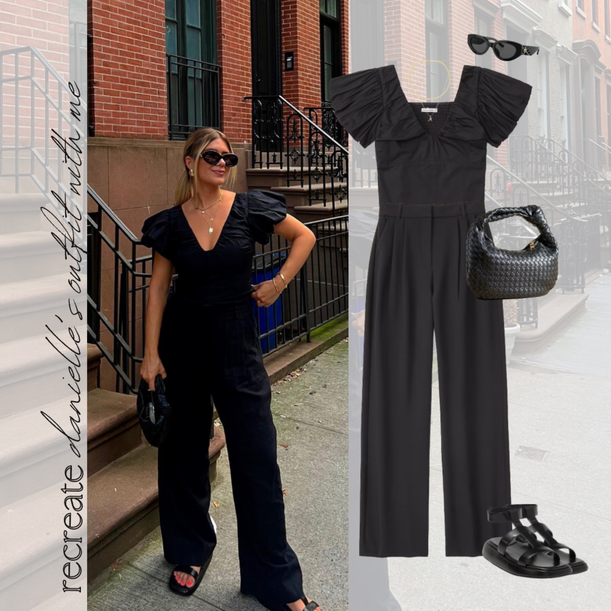 Recreating Influencer Outfits: Danielle Carolan🖤 Top, Pants, & Shoes on SALE!! All black outfit, Summer to fall outfit, Abercrombie style 

#LTKstyletip #LTKsalealert #LTKFind