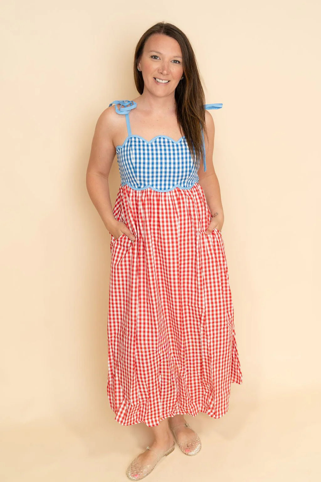 All American Plaid Maxi Dress | Shop.app