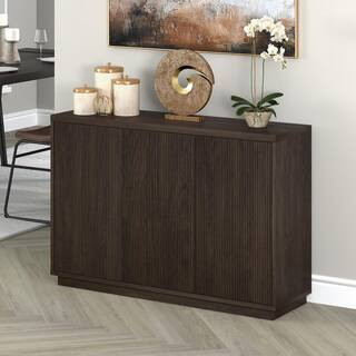 Alston Alder Brown MDF 47.5 in. Buffet Table | The Home Depot