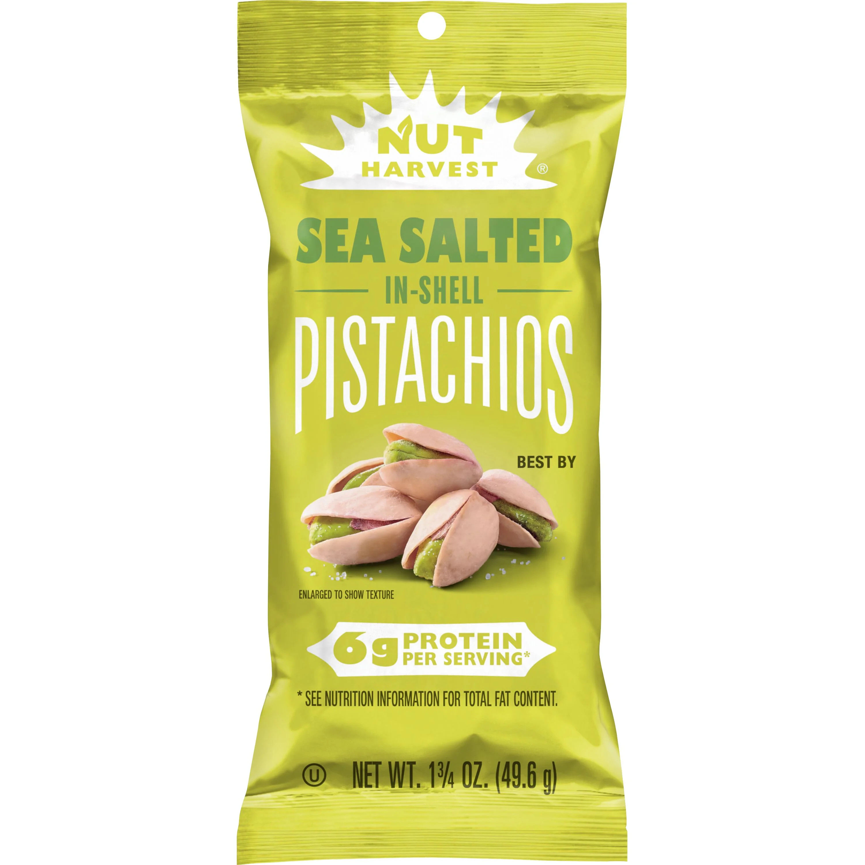 Nut Harvest Salted in Shell Pistachios, 1.75 oz Bag - Walmart.com | Walmart (US)