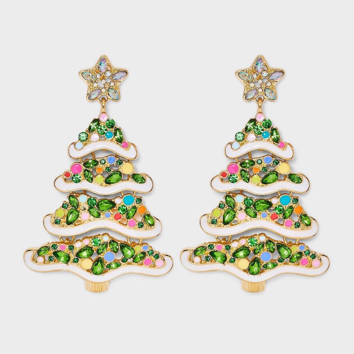 SUGARFIX by BaubleBar "Pining for You" Statement Earrings - Green | Target