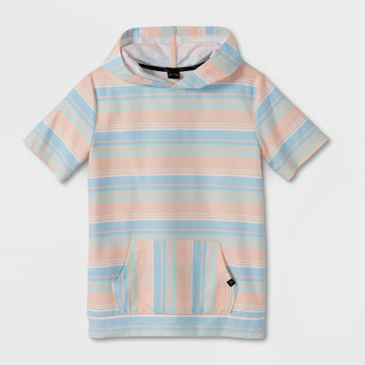 Boys' Striped French Terry Hoodie Sweatshirt - art class™ | Target