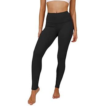 90 Degree By Reflex High Waist Fleece Lined Leggings - Yoga Pants | Amazon (US)