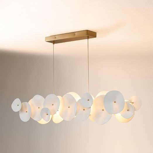 Amara Ceramic Linear Chandelier (46") | West Elm (US)
