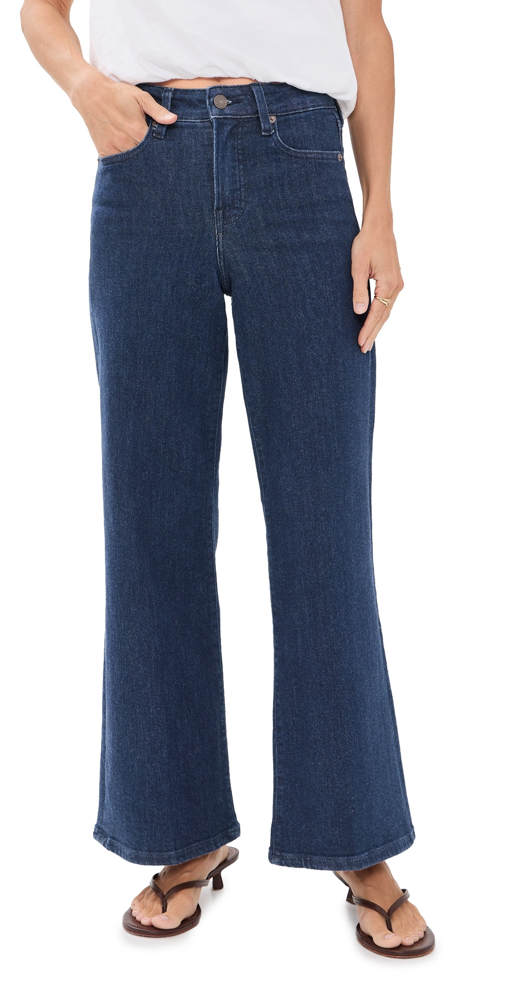 Good American Good Petite Palazzo Jeans INDIGO1153 14 | Shopbop
