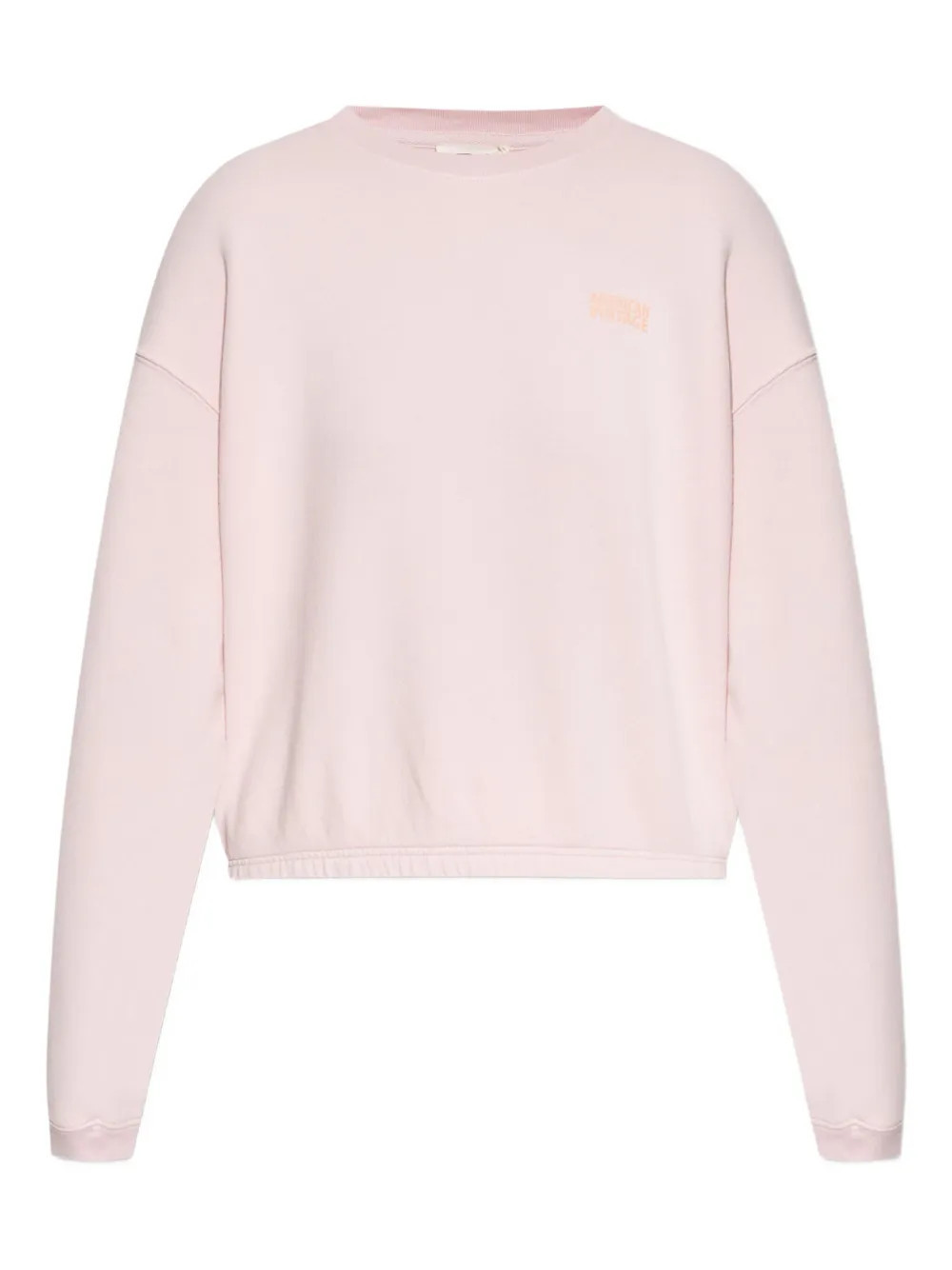 American Vintage logo-embroidered cotton sweatshirt - Pink | Farfetch Global