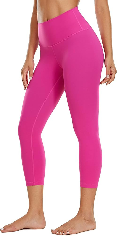 CRZ YOGA Womens Butterluxe High Waist Lounge Capri Leggings 17'' / 19'' / 21'' - Workout Buttery ... | Amazon (US)