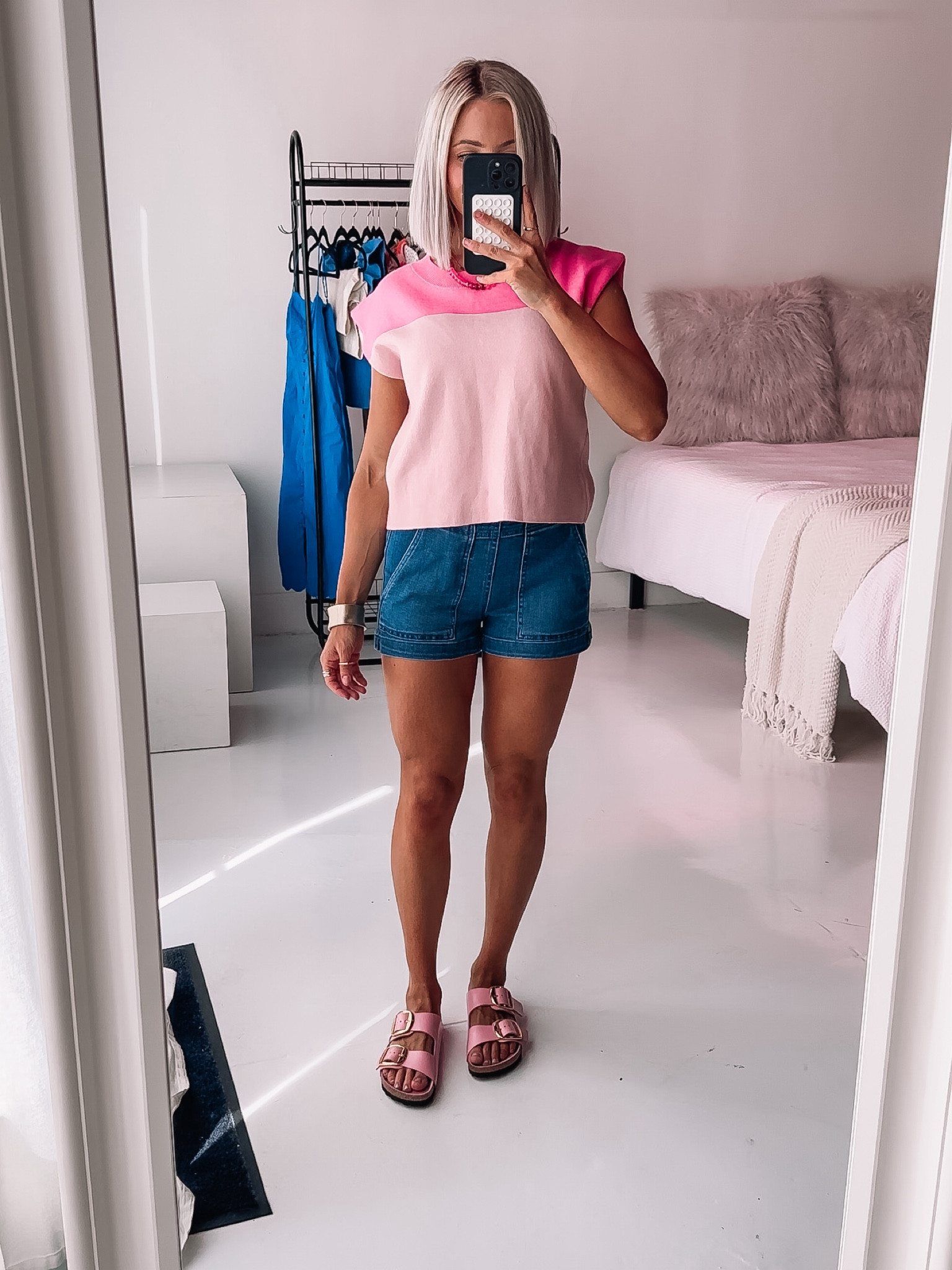 CODE: TANNER20 for 20% off Anthropologie apparel, beauty, and accessories! Wearing a size 26 in these shorts & XS in my top 

#LTKFindsUnder100 #LTKStyleTip #LTKSummerSales