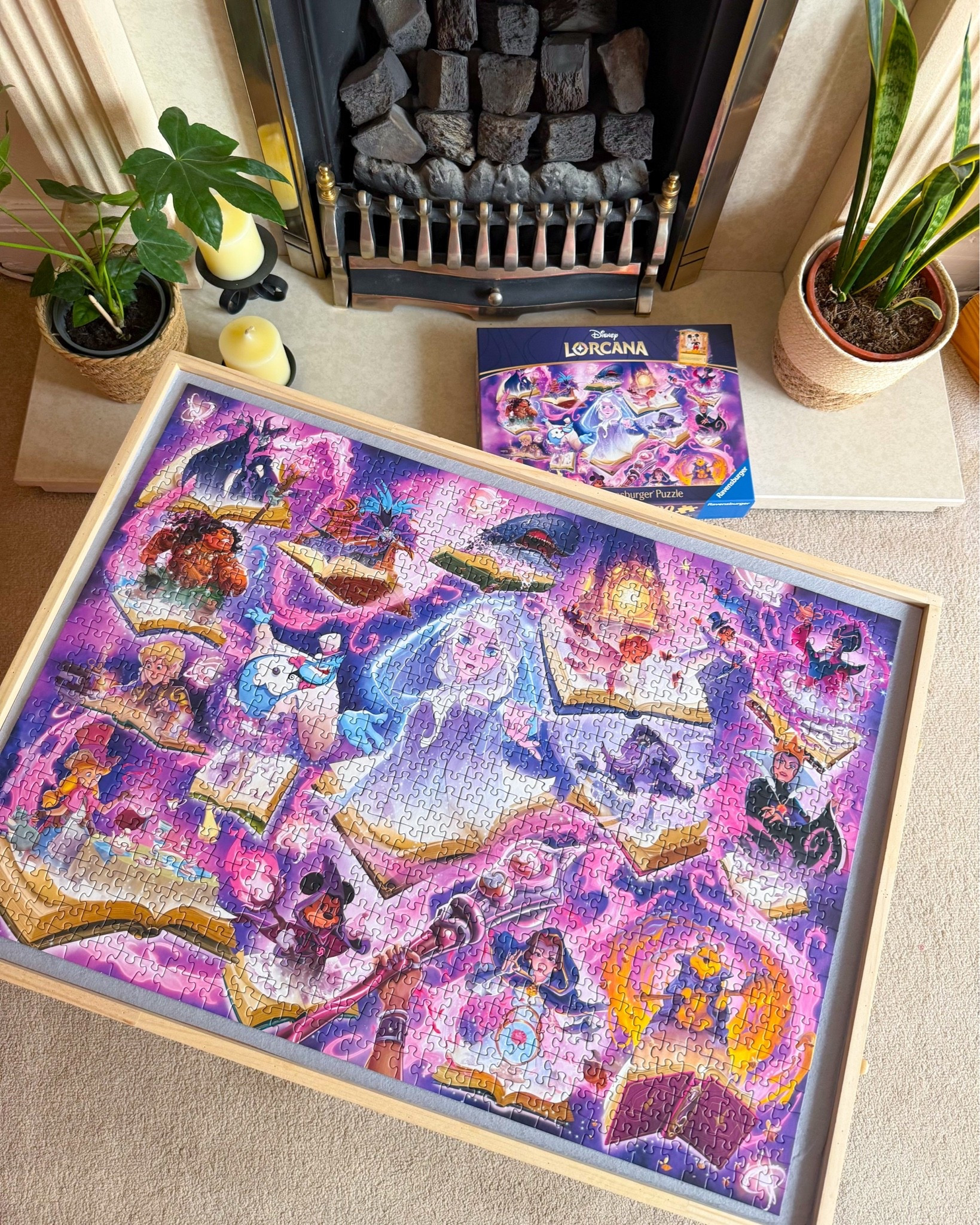 A moment for this Disney Lorcana 1000 piece puzzle 😍💜🧩